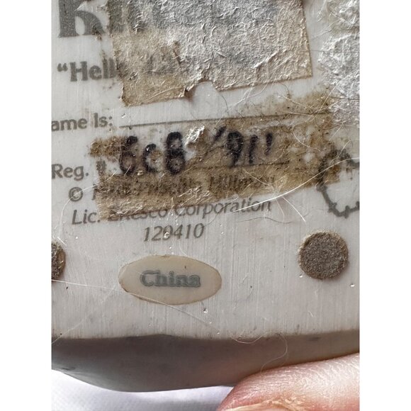 Vtg 1995 1990s Calico Kittens figurine Hello Little One Enesco Baby - Picture 7 of 13